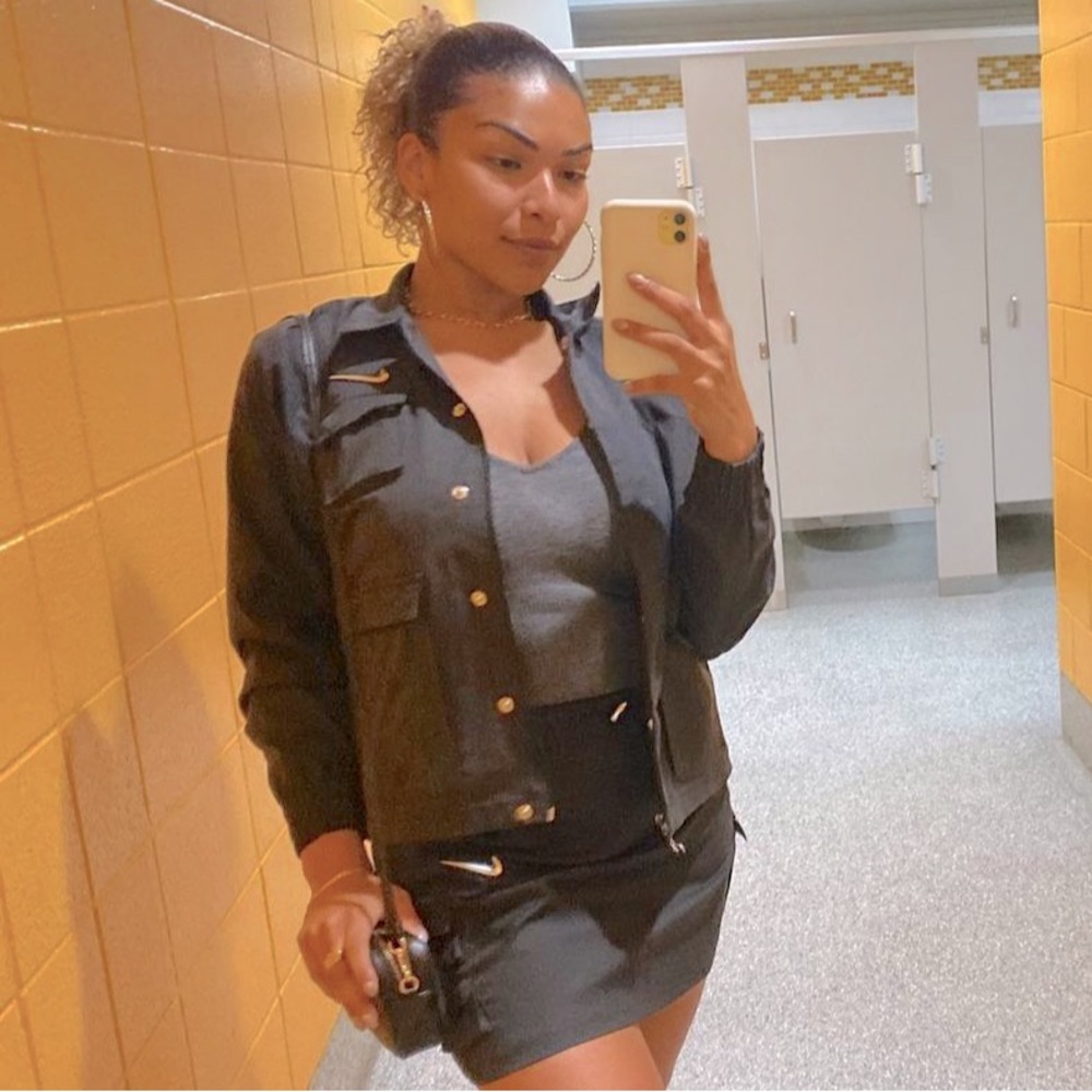Nike high-waisted mini skirt
